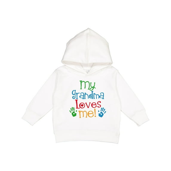 Inktastic My Grandma Loves Me Toddler Hoodie