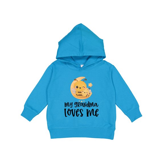 Inktastic My Grandma Loves Me Toddler Hoodie