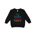 thumbnail image 1 of Inktastic My Grandma Loves Me Toddler Sweatshirt, 1 of 4