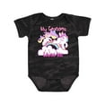 thumbnail image 1 of Inktastic My Grandma Loves Me Unicorn Girls Baby Bodysuit, 1 of 5