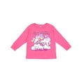 thumbnail image 1 of Inktastic My Grandma Loves Me Unicorn Girls Long Sleeve Toddler T-Shirt, 1 of 5