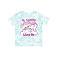 thumbnail image 1 of Inktastic My Grandma Loves Me Unicorn Girls Toddler T-Shirt, 1 of 5