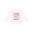thumbnail image 1 of Inktastic My Grandma Loves Me Unicorn Toddler Sweatshirt, 1 of 4