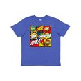 thumbnail image 1 of Inktastic My Grandma Loves Me Youth T-Shirt, 1 of 5