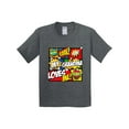 thumbnail image 1 of Inktastic My Grandma Loves Me Youth T-Shirt, 1 of 5