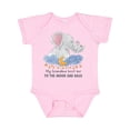 thumbnail image 1 of Inktastic My Grandma Loves Me to the Moon and Back Elephant Family Boys or Girls Baby Bodysuit, 1 of 5