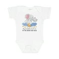 thumbnail image 1 of Inktastic My Grandma Loves Me to the Moon and Back Elephant Family Boys or Girls Baby Bodysuit, 1 of 5