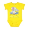thumbnail image 1 of Inktastic My Grandma Loves Me to the Moon and Back Elephant Family Boys or Girls Baby Bodysuit, 1 of 5