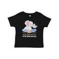 thumbnail image 1 of Inktastic My Grandma Loves Me to the Moon and Back Elephant Family Boys or Girls Baby T-Shirt, 1 of 5