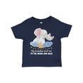 thumbnail image 1 of Inktastic My Grandma Loves Me to the Moon and Back Elephant Family Boys or Girls Toddler T-Shirt, 1 of 5