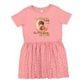 thumbnail image 1 of Inktastic My Grandma Loves Me to the Moon and Back Girls Toddler Dress, 1 of 5