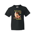thumbnail image 1 of Inktastic My Grandma Loves Me to the Moon and Back Youth T-Shirt, 1 of 5