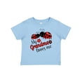 thumbnail image 1 of Inktastic My Grandma Loves Me with Cute Ladybugs Boys or Girls Baby T-Shirt, 1 of 5