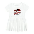thumbnail image 1 of Inktastic My Grandma Loves Me with Cute Ladybugs Girls Baby Dress, 1 of 5