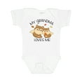 thumbnail image 1 of Inktastic My Grandma Loves Me with Cute Squirrels in Autumn Boys or Girls Baby Bodysuit, 1 of 5
