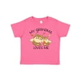 thumbnail image 1 of Inktastic My Grandma Loves Me with Cute Squirrels in Autumn Boys or Girls Baby T-Shirt, 1 of 5