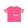 thumbnail image 1 of Inktastic My Grandma Loves Me with Hearts and Kiss Boys or Girls Toddler T-Shirt, 1 of 5