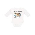 thumbnail image 1 of Inktastic My Grandma Loves Me with Sloth and Hearts Boys or Girls Long Sleeve Baby Bodysuit, 1 of 5