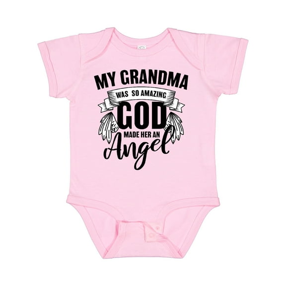 Inktastic My Grandma Was So Amazing God Made Her an Angel Boys or Girls Baby Bodysuit