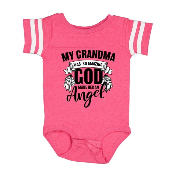 Inktastic My Grandma Was So Amazing God Made Her an Angel Boys or Girls Baby Bodysuit