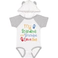 thumbnail image 1 of Inktastic My Grandma and Grandpa Love Me Boys or Girls Baby Bodysuit, 1 of 5
