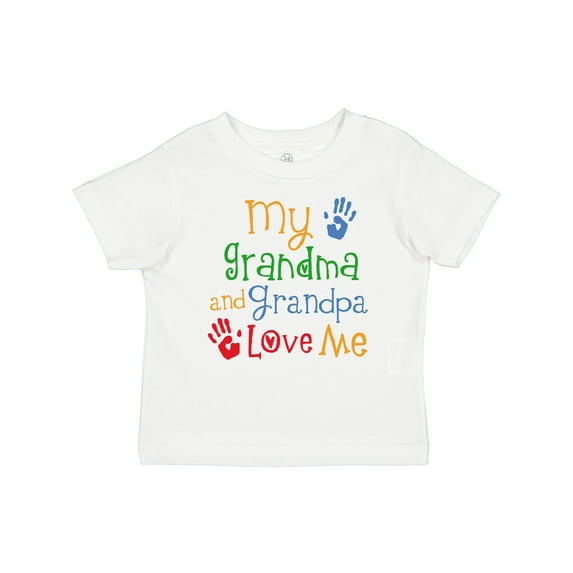 Inktastic My Grandma and Grandpa Love Me Boys or Girls Baby T-Shirt
