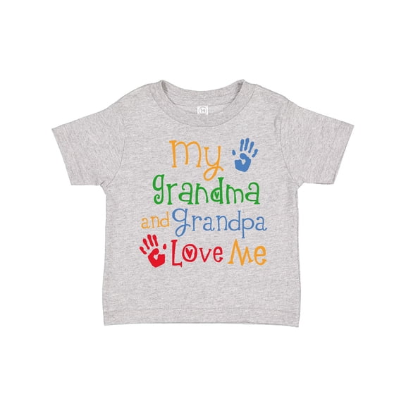 Inktastic My Grandma and Grandpa Love Me Boys or Girls Toddler T-Shirt