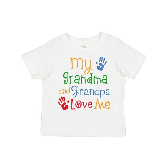 Inktastic My Grandma and Grandpa Love Me Boys or Girls Toddler T-Shirt