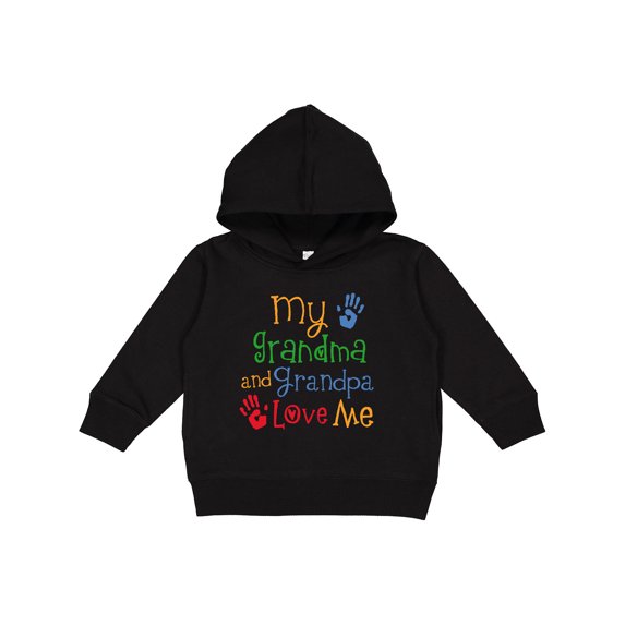 Inktastic My Grandma and Grandpa Love Me Toddler Hoodie