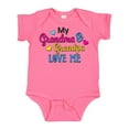 thumbnail image 1 of Inktastic My Grandma and Grandpa Love Me with Hearts Boys or Girls Baby Bodysuit, 1 of 5