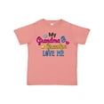 thumbnail image 1 of Inktastic My Grandma and Grandpa Love Me with Hearts Boys or Girls Toddler T-Shirt, 1 of 5