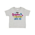 thumbnail image 1 of Inktastic My Grandma and Grandpa Love Me with Hearts Boys or Girls Toddler T-Shirt, 1 of 5