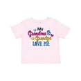 thumbnail image 1 of Inktastic My Grandma and Grandpa Love Me with Hearts Boys or Girls Toddler T-Shirt, 1 of 5