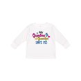 thumbnail image 1 of Inktastic My Grandma and Grandpa Love Me with Hearts Boys or Girls Long Sleeve Toddler T-Shirt, 1 of 5