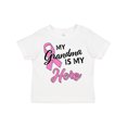 thumbnail image 1 of Inktastic My Grandma is My Hero Breast Cancer Awareness Boys or Girls Toddler T-Shirt, 1 of 5