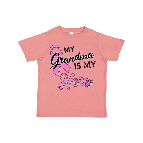 Inktastic My Grandma is My Hero Breast Cancer Awareness Boys or Girls Toddler T-Shirt