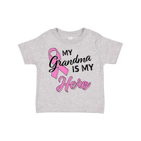 Inktastic My Grandma is My Hero Breast Cancer Awareness Boys or Girls Toddler T-Shirt