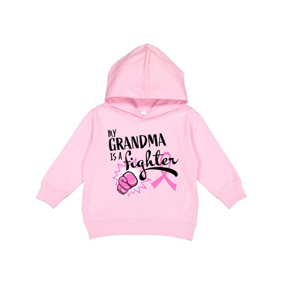 Inktastic My Grandma is a Fighter Breast Cancer Awareness Toddler Hoodie