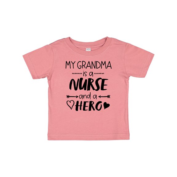 Inktastic My Grandma is a Nurse and a Hero Boys or Girls Baby T-Shirt