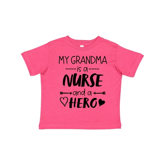 Inktastic My Grandma is a Nurse and a Hero Boys or Girls Toddler T-Shirt