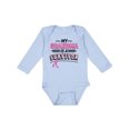 thumbnail image 1 of Inktastic My Grandma is a Survivor Breast Cancer Awareness Boys or Girls Long Sleeve Baby Bodysuit, 1 of 5