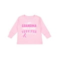 thumbnail image 1 of Inktastic My Grandma is a Survivor Breast Cancer Awareness Boys or Girls Long Sleeve Toddler T-Shirt, 1 of 5