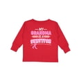 thumbnail image 1 of Inktastic My Grandma is a Survivor Breast Cancer Awareness Boys or Girls Long Sleeve Toddler T-Shirt, 1 of 5