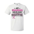 thumbnail image 1 of Inktastic My Grandma is a Survivor Breast Cancer Awareness T-Shirt, 1 of 5