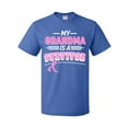 thumbnail image 1 of Inktastic My Grandma is a Survivor Breast Cancer Awareness T-Shirt, 1 of 5