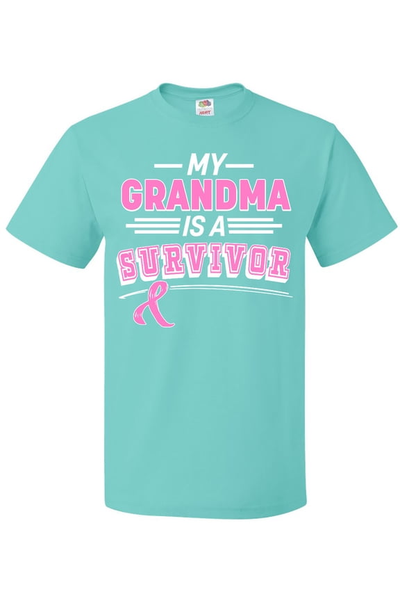 My Grandma is a Survivor Breast Cancer Awareness T-Shirt