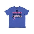 thumbnail image 1 of Inktastic My Grandma is a Survivor Breast Cancer Awareness Youth T-Shirt, 1 of 5