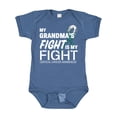 thumbnail image 1 of Inktastic My Grandma's Fight is My Fight Cervical Cancer Awareness Boys or Girls Baby Bodysuit, 1 of 5
