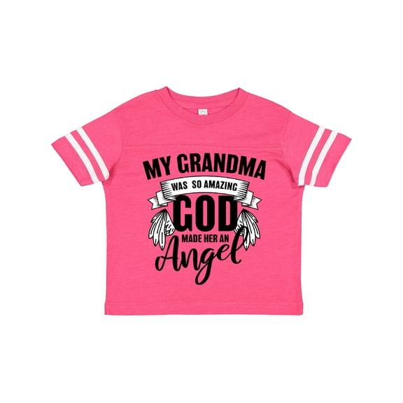 Inktastic My Grandma was So Amazing God Made her an Angel Boys or Girls Toddler T-Shirt