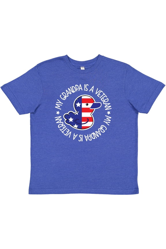 My Grandpa is a Veteran Military Family Youth T-Shirt